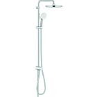 Grohe shower system TEMPESTA 250, with diverter and round...