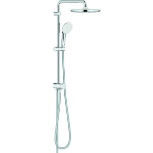 Grohe Duschsystem TEMPESTA 250 mit Umstellung, Kopfbrause rund chrom