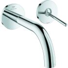 Grohe Atrio 2-hole basin mixer, 185mm projection, chrome