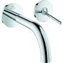 Grohe Atrio 2-Loch-Waschtisch-Wandarmatur, Ausladung 185mm chrom