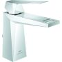 Grohe ALLURE BRILLIANT basin tap, M-Size, pop-up waste with chrome plated pull rod