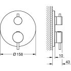 Grohe ATRIO ankastre duş termostatı hazır set, 1 adet...