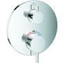 Grohe ATRIO Unterputz Duschthermostat Fertigset, 2-Wege-Umstellung chrom