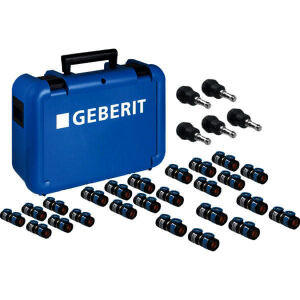 GE Koffer für FlowFit Uni. Übergangset auf Fremd.bestückt