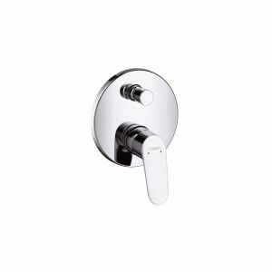 Hansgrohe Focus E 2 bath mixer for concealed installation, finished set, chrome