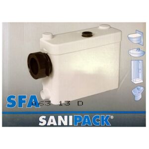 SFA SaniPack Hebenlage zum Anschluss an Hänge WC, WT, Dusche + Bidet