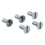 Grohe screw 02411 for Moen handle, 5 pcs., chrome