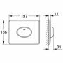 Grohe Skate Air WC Betätigungsplatte für waagerechte Montage weiß ( 38565SH0 )