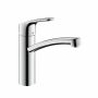 Hansgrohe Focus E 2 sink mixer, swivel spout, chrome