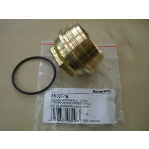 Resideo brass filter cup with O-ring for R 1 + R 1 1/4 for pressure regulator