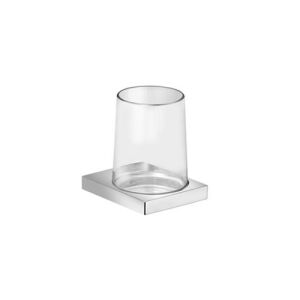 Keuco Edition 11 Glashalter komplett chrom Echtkristallglas
