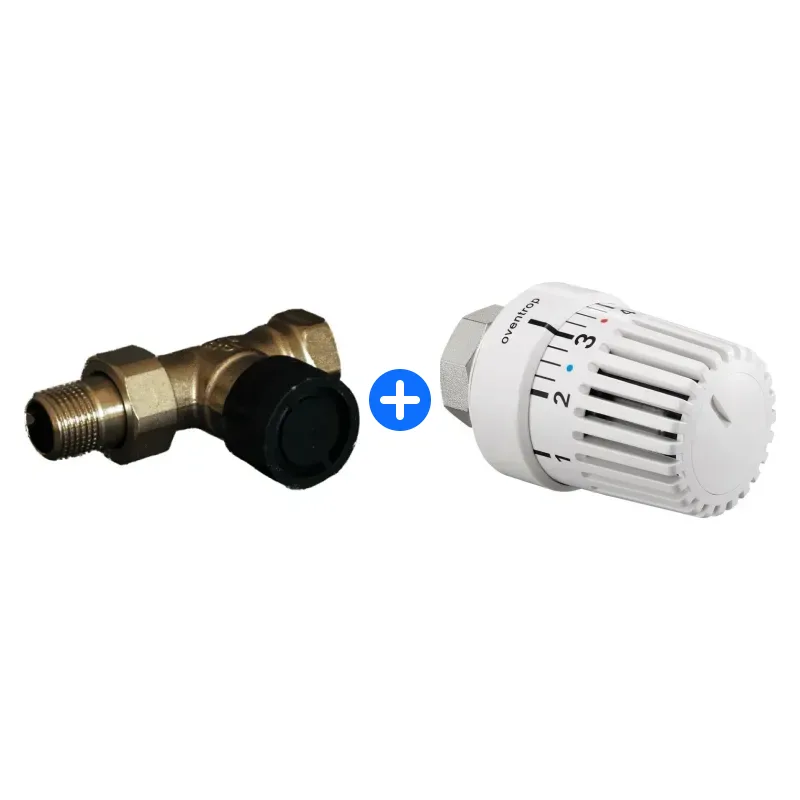Thermostatventil-Set: OVENTROP Thermostatventil "Baureihe A" DN20, R 3/4, PN10, Durchgang, 1181106