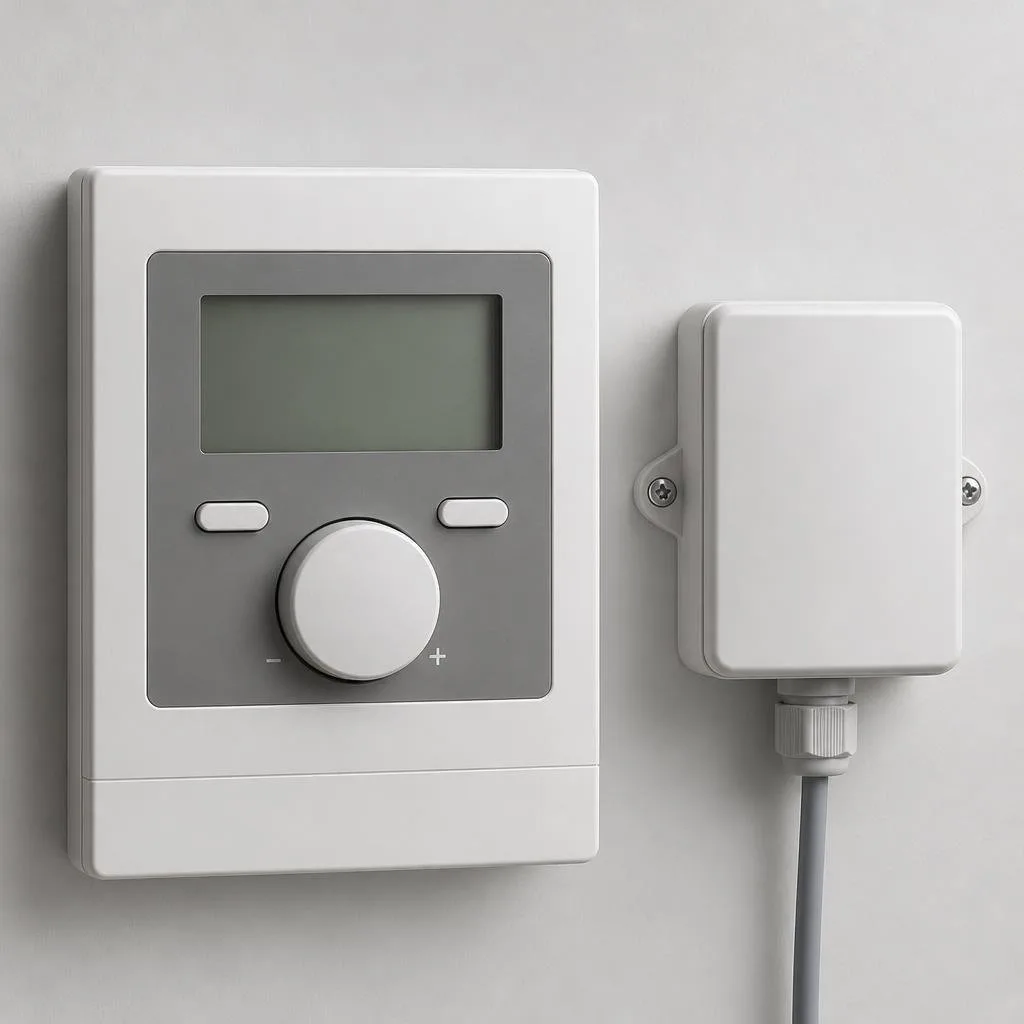Heizungsregler und externes Raumtemperaturfühler-Modul