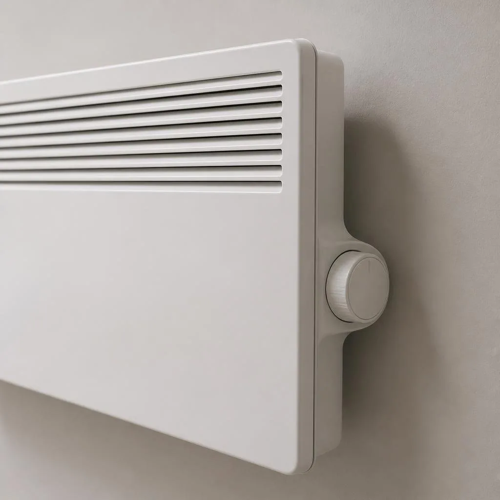 Bedienelement an einer elektrischen Heizung