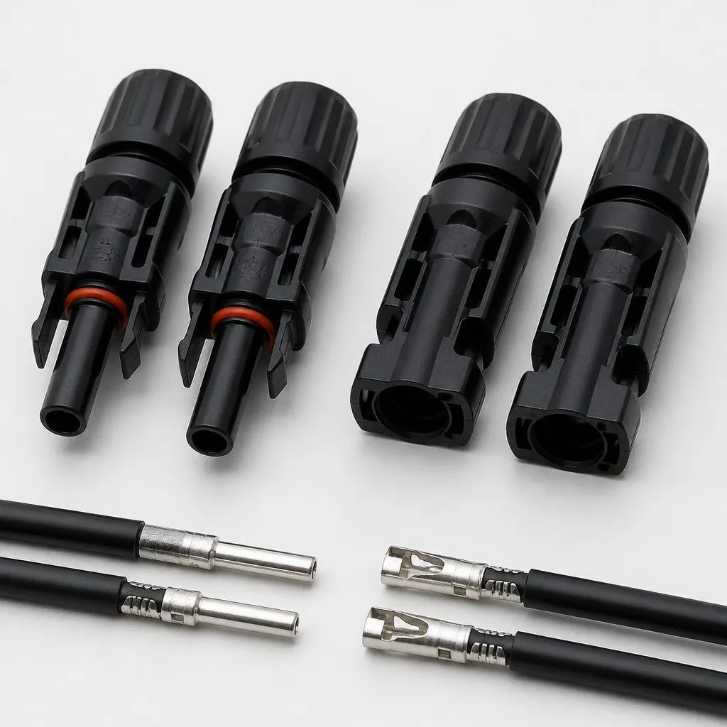 Kupplungsbuchse und Kupplungsstecker für PV-Kabel
