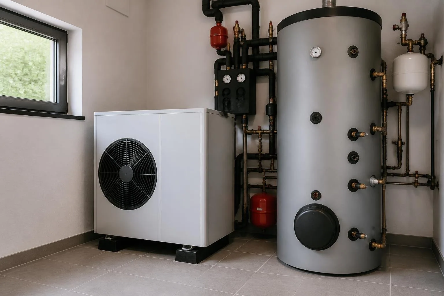 Wärmepumpe und Speicher für die Kombination mit Solarthermie